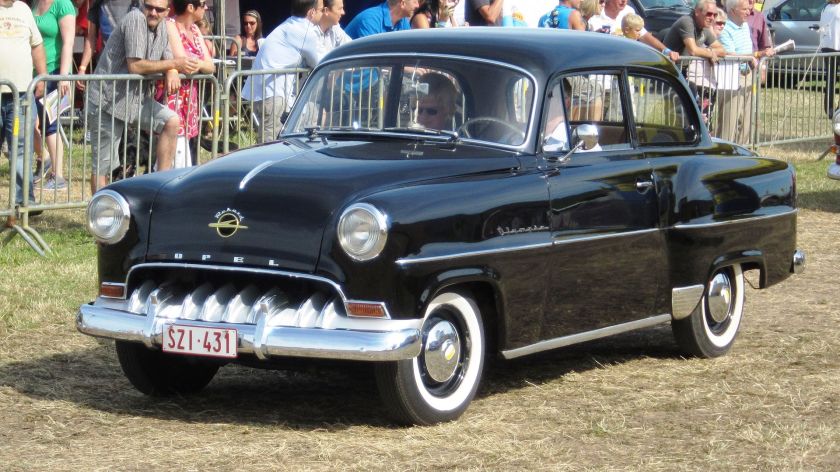 1953-54 Opel Olympia Rekord sharkmouth ca 1954