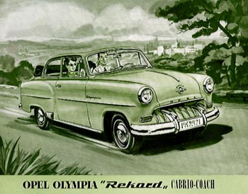 1953 opel olympia cabriolet