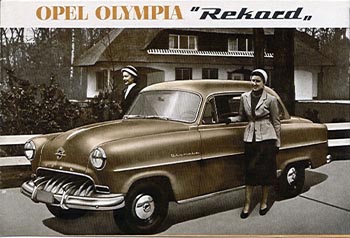 1953 opel olympia record