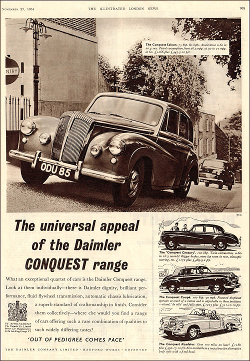 1954 Daimler conquest century