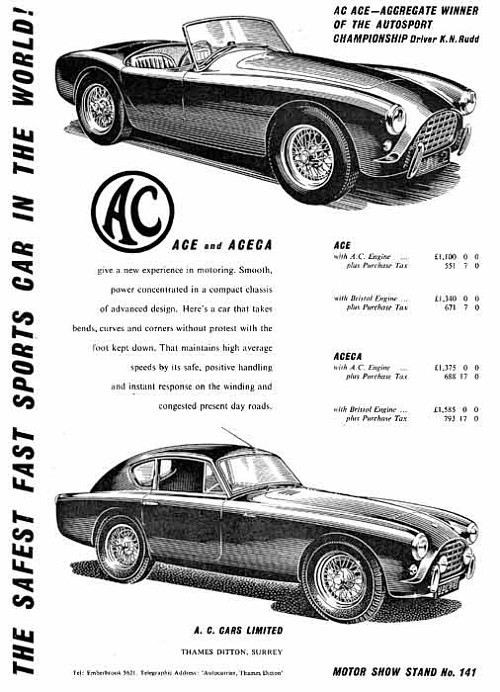 1956 AC advert