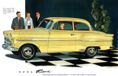 1957 Opel Rekord Reclame