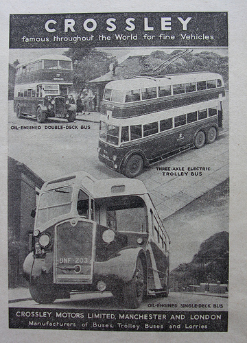 1960 Manchester Corporation Transport services