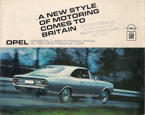 1967 Opel Rekord Coupé Ad