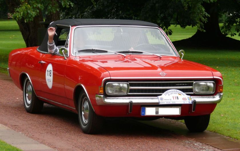 1970 Opel Rekord C 1700 Deutsch Cabriolet