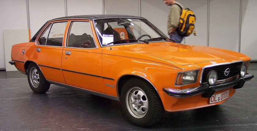 1972–77 Opel Commodore vr orange B TCE