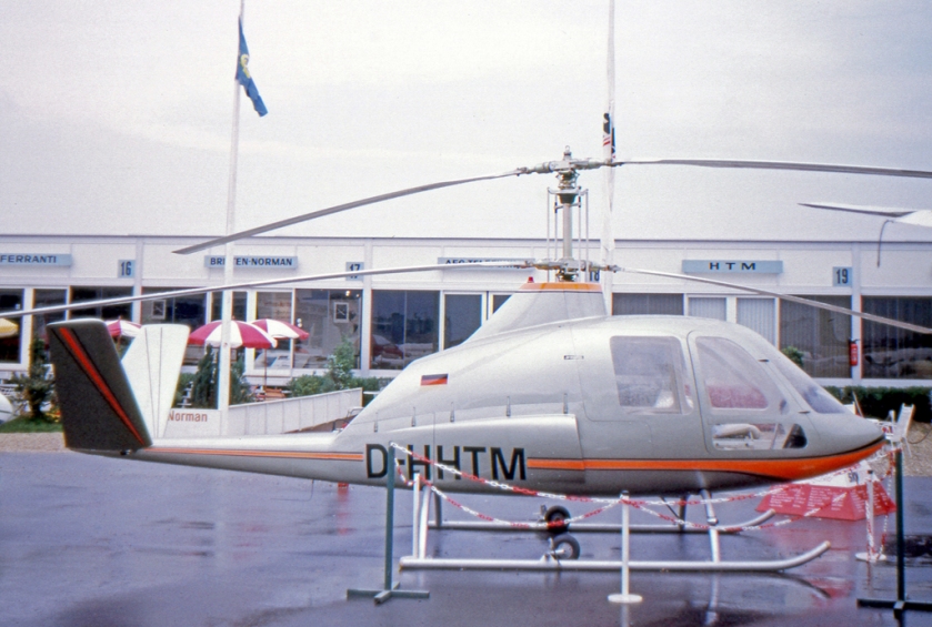 1973 HTM Skyrider D-HHTM exhibited at the 1973 Paris Air Show