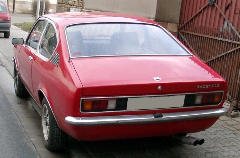 1973 Opel Kadett 1,2 C Coupe rear