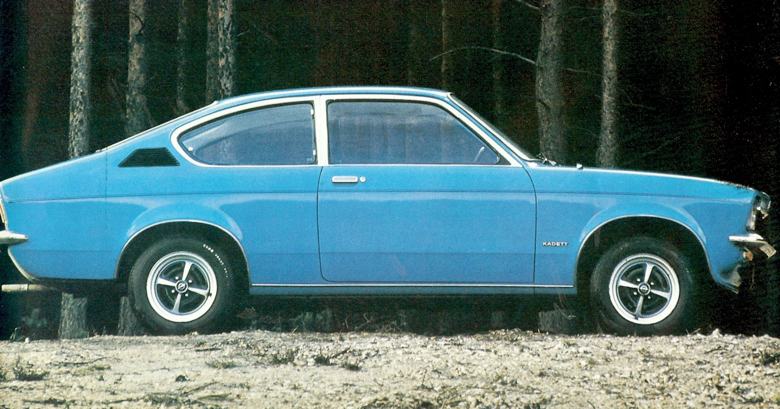 1975 Opel Kadett Coupe.