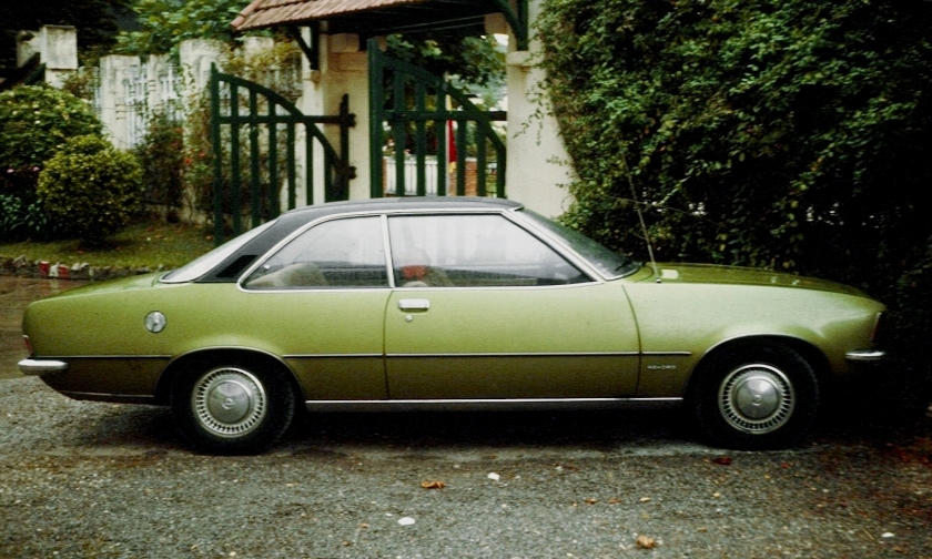 1975 Opel Rekord D 2d Coupé Green