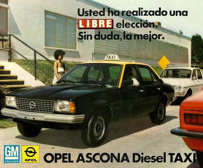 1978 Opel Ascona Diesel Taxi