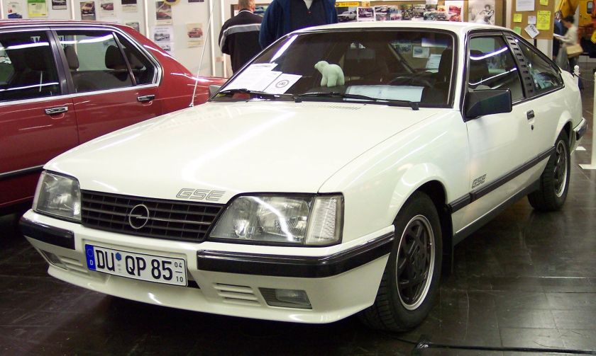 1983-86 Opel Monza GSE vl white TCE