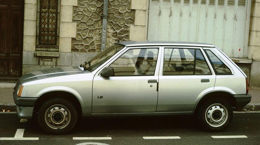 1985-90 Opel Corsa 5door hatchback