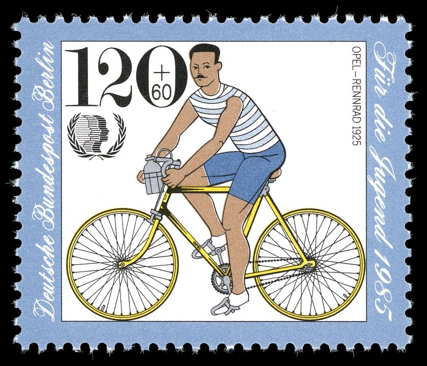 1985 Stamps of Germany (Berlin)Opel Rennrad 1925