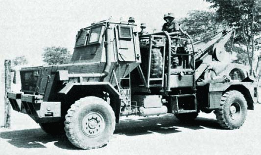 1986 SAMIL-50 Mk-II partially armoured evacuation vehicle, 4x4