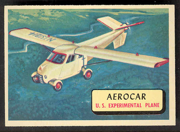 Aerocar Bubble Gum Card - Topps 67A-g