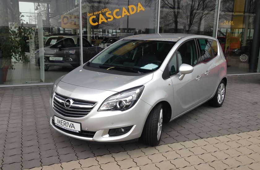 Opel Meriva B Facelift Front