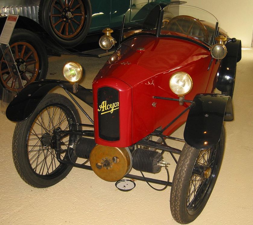 1921 Alcyon with twocylinder boxermotor tricycle