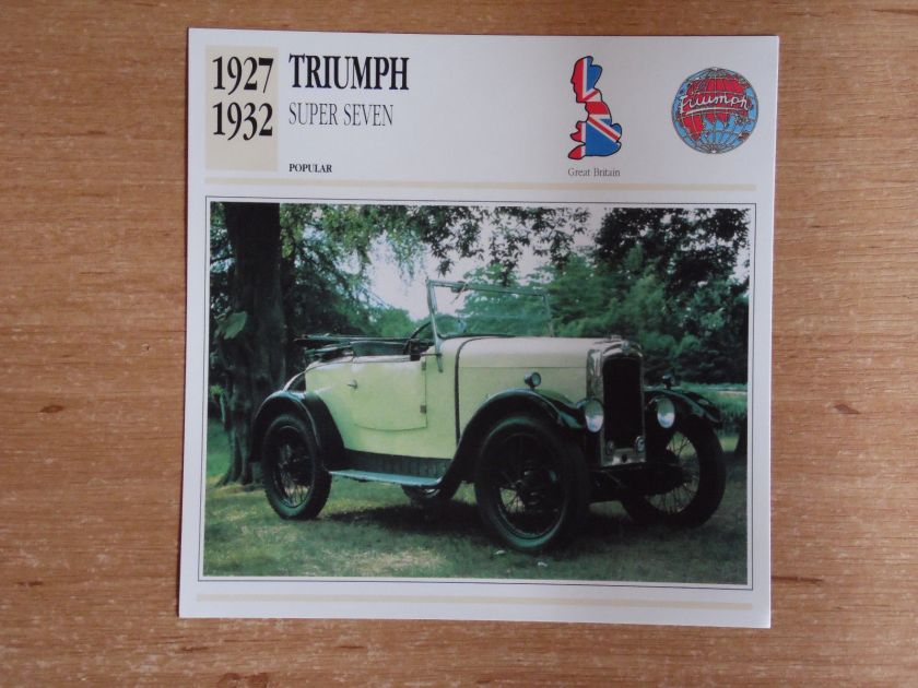1927-32 Triumph Super Seven UK