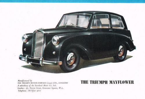 1950 Triumph Mayflower ad