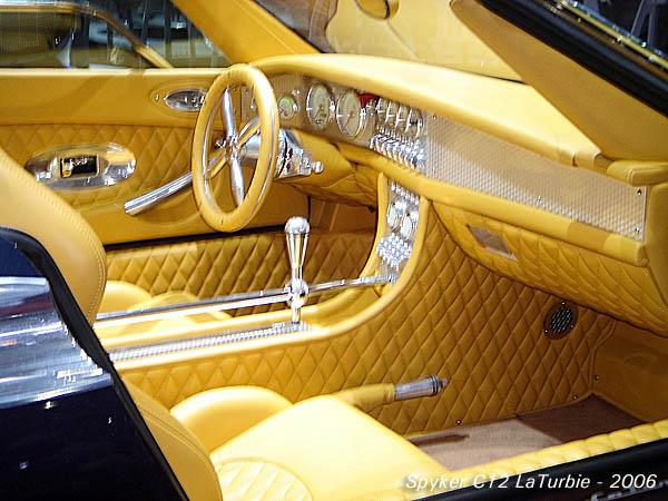 2006 Spyker C12 LaTurbie interior