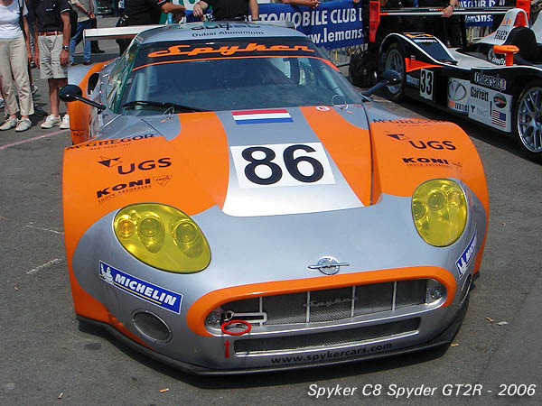 2006 Spyker C8 Spyder GT2R front