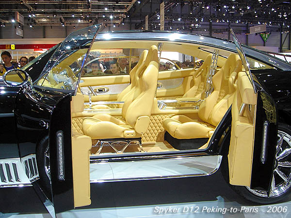 2006 Spyker D12 Peking-to-Paris interior