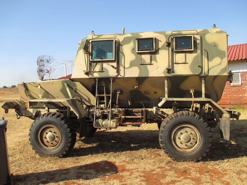 Samil Rhino mine-protected APC at Air Force Base Swartkop.