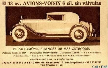 1927 carte c14 espagnole