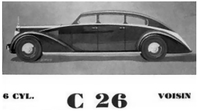1935 Avion Voisin C26 Catalogue