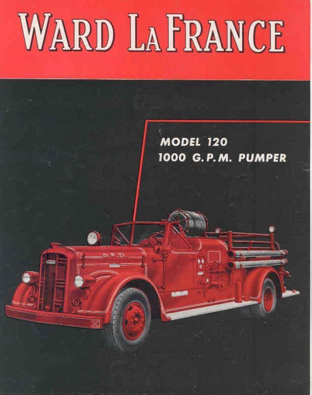 1945 Ward LaFrance 120 Fire Truck Brochure