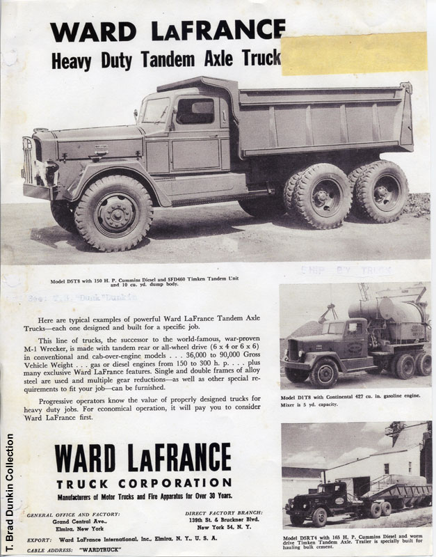 1950 Ward LaFrance brochure
