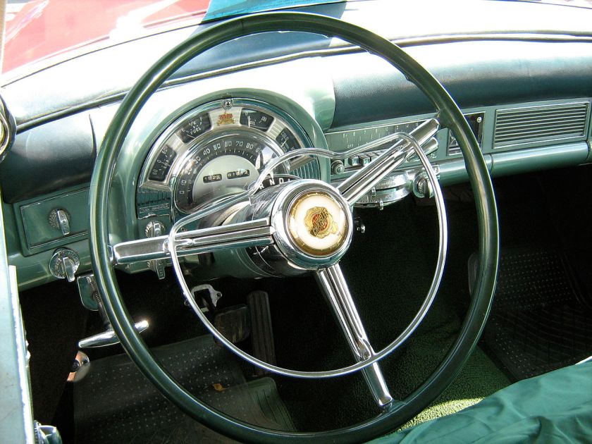 1953 Chrysler Imperial Custom coupe interior