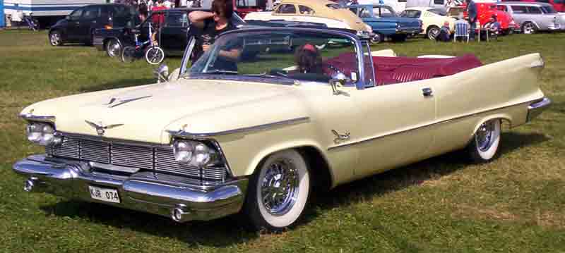1958  Chrysler Imperial Crown convertible
