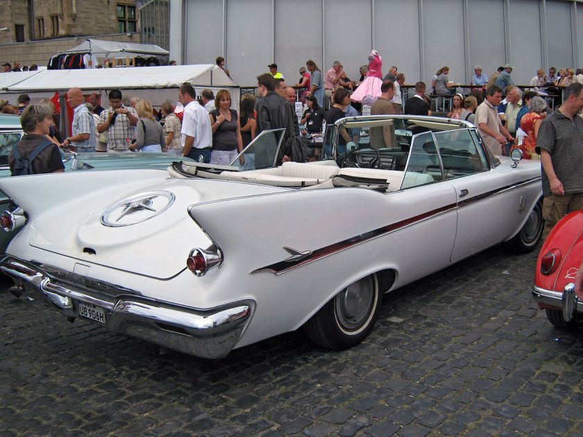 1961 Chrysler Imperial Crown convertible back