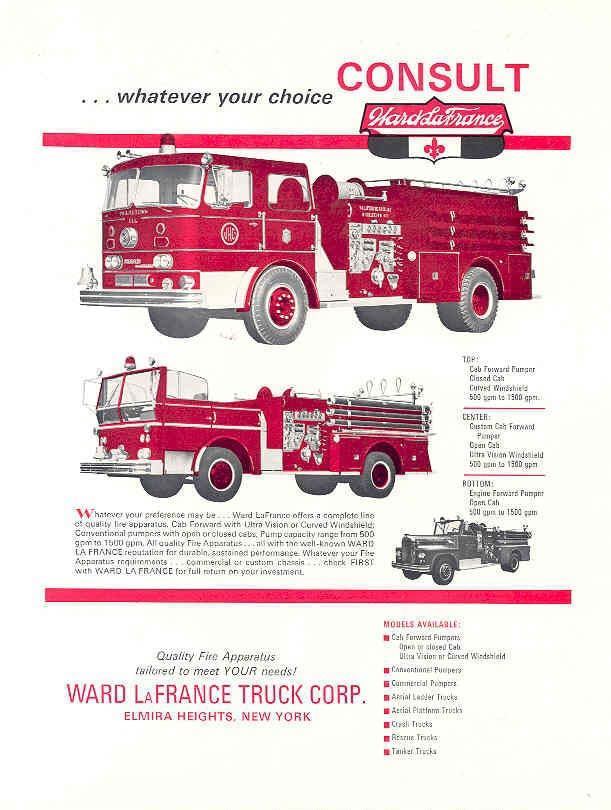 1965 Ward LaFrance Pumper Fire Truck