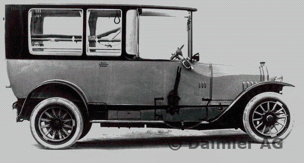 1920-21 Daimler ambulance Type UK with 16-45 hp Knight engine