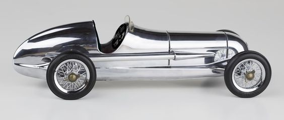 1934 W 25 Mercedes Benz Silver Arrow Silberpfeil Model 12 Racing Car