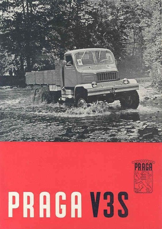 1961 Praga V3S Platform Truck Brochure