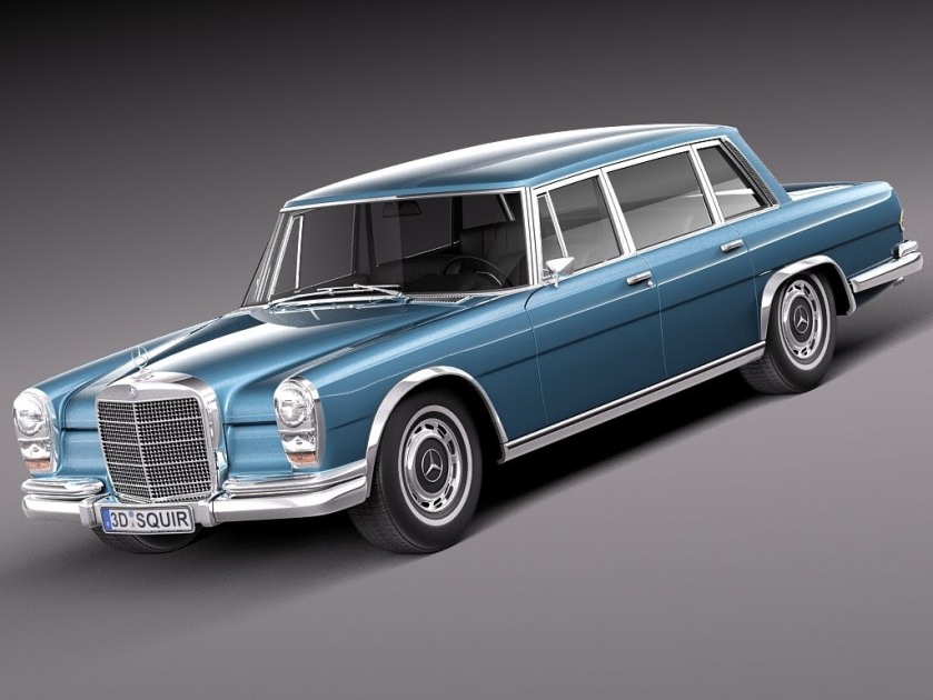 1963-81 D Model Mercedes Benz 600 w100 1963 to 1981