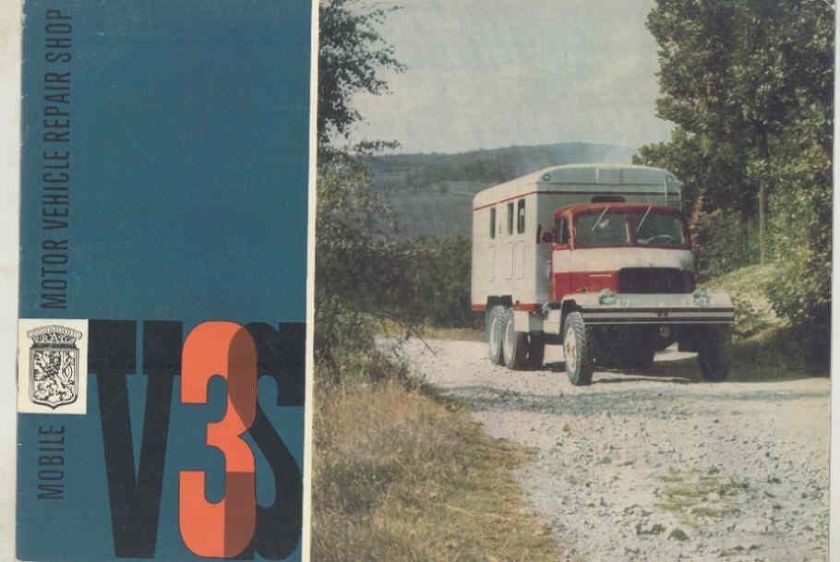 1966 Praga V3S Mobile Motor Vehicle Repair Truck Brochure wv6737