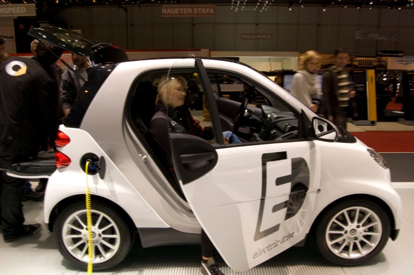 2009 Smart Electric Drive en el Salón de Ginebra 2009.