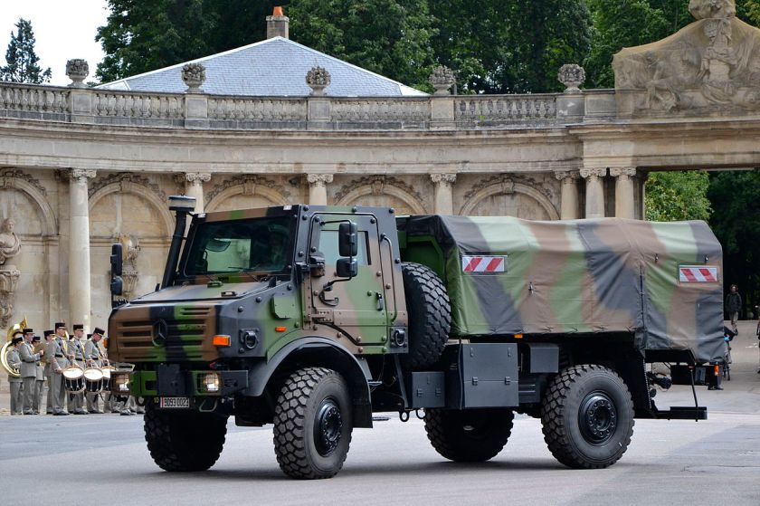 Armoured Unimog of the French Army.