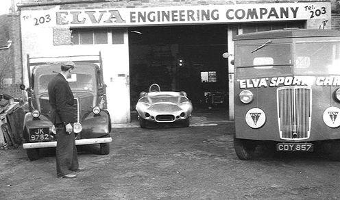 Elva1 Early Fordson dropside pickup used by Elva cars