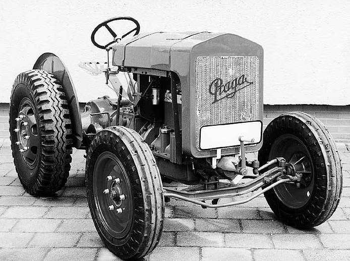 Praga AT tractor was built in Czechoslovakia by Praga