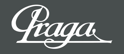Praga Logo White