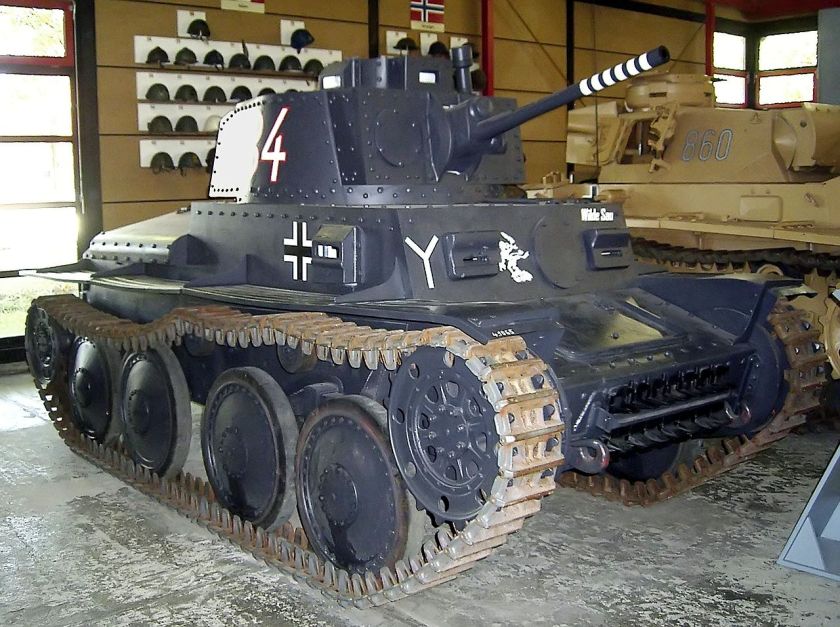 Praga Panzer 38(t) Ausführung S in the German Panzermuseum in Munster