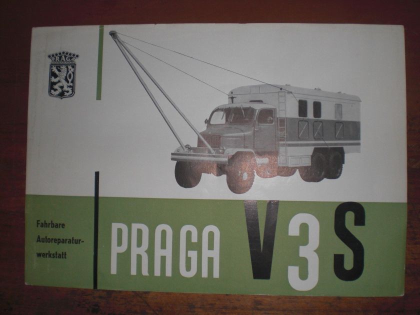 Prospekt Sales Brochure Praga Autoreparaturwerkstatt Truck camion автомобиль