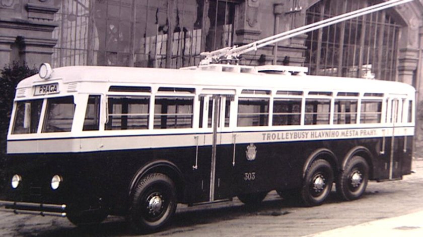 trolejbus Praga 303 TOT