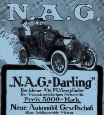 1910 Werbung für den Darling